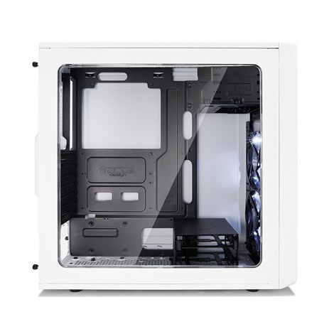 Fractal Design | Focus G | FD-CA-FOCUS-WT-W | Side window | Left side panel - Tempered Glass | White | ATX | Power supply includ - 2